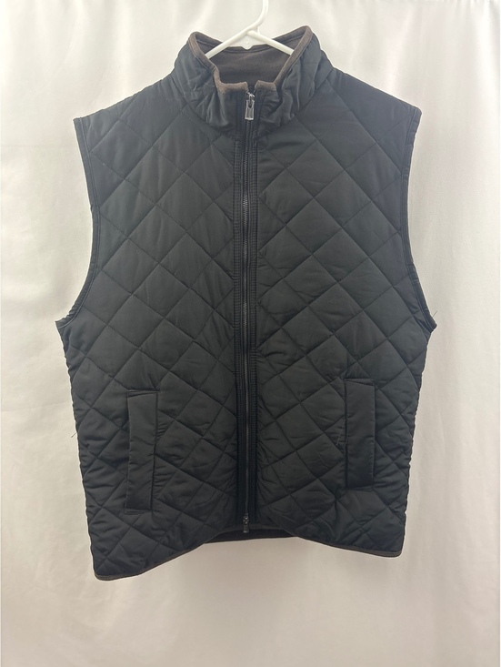 Tahari Other - Tahari Black Quilted Sleeveless Vest Large Brand New With Tags